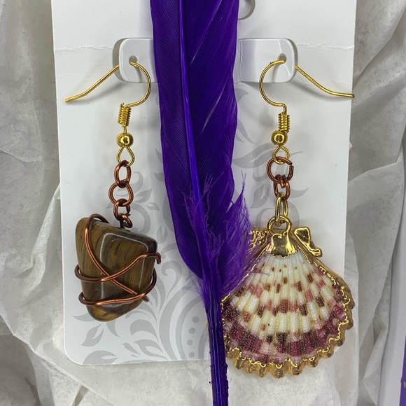 New Tigers Eye Earrings - Picture 1 of 4